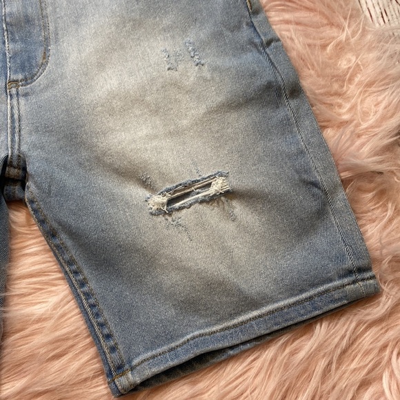 NWT Rolla’s Men’s Stinger Skinny Fit Shorts in Bondi Destroy Blue sz 32 - Picture 8 of 13